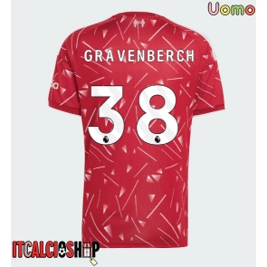 Liverpool Ryan Gravenberch #38 Prima Maglia 2026-27 Manica Corta Liverpool Ryan Gravenberch #38 Prima Maglia 2026-27 Manica Corta